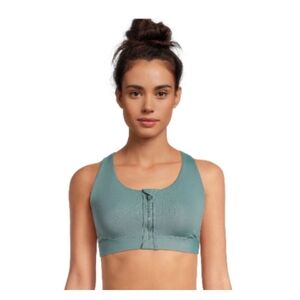 Avia Zip Front Racerback Sports Bra‎
